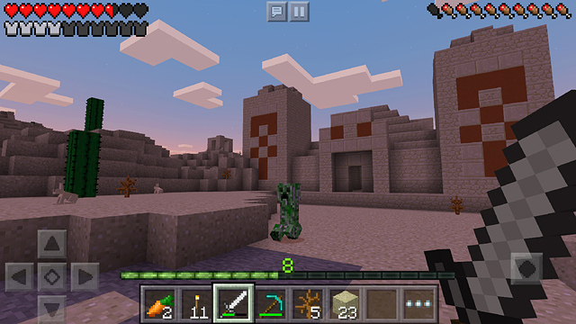 การใช้ Minecraft PE